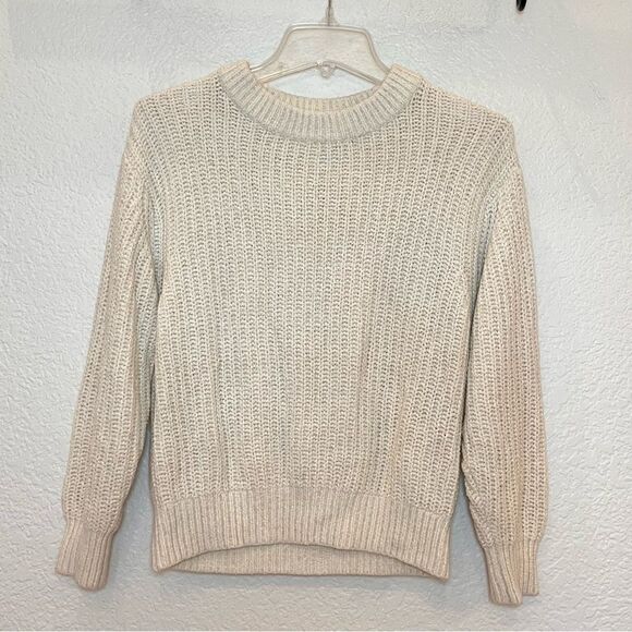 Aritzia Wilfred Essential Chenille Sweater in Oak size XS - Picture 2 of 12
